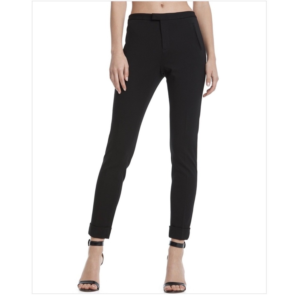 ATM Anthony Thomas Melillo Pants Womens 10 Cuffed Ponte Classic Black EUC